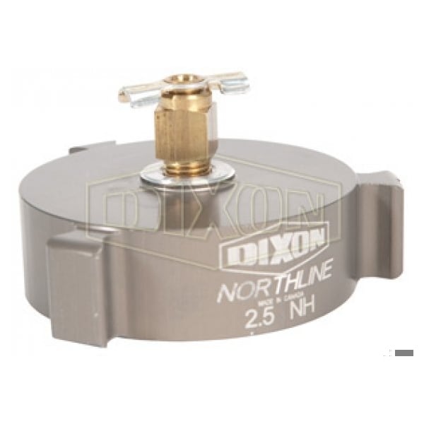 Rocker Lug Test Cap with 1/4 in NPT Drill and Tap, 2 in, FNPSH